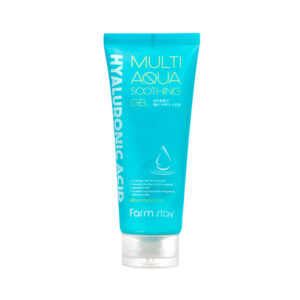 ژل آبرسان مولتی هیالورونیک اسید فارم استی مدل hyaluronic acid multi aqua soothing gel