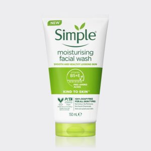 ژل شستشوی مرطوب کننده صورت سیمپل Kind to skin حجم 150ML